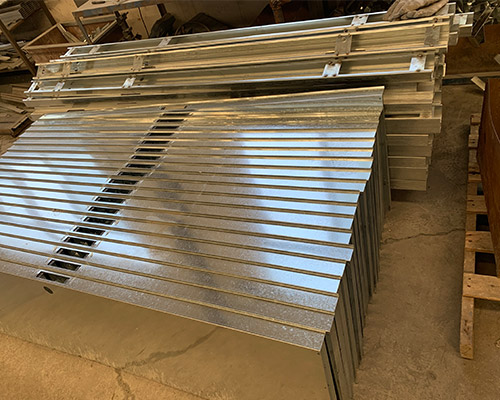 钢质防火门制作中