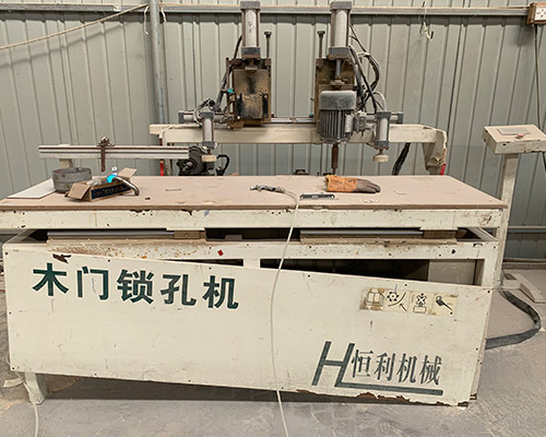 木门锁孔机