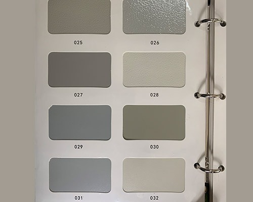 钢质防火门色卡